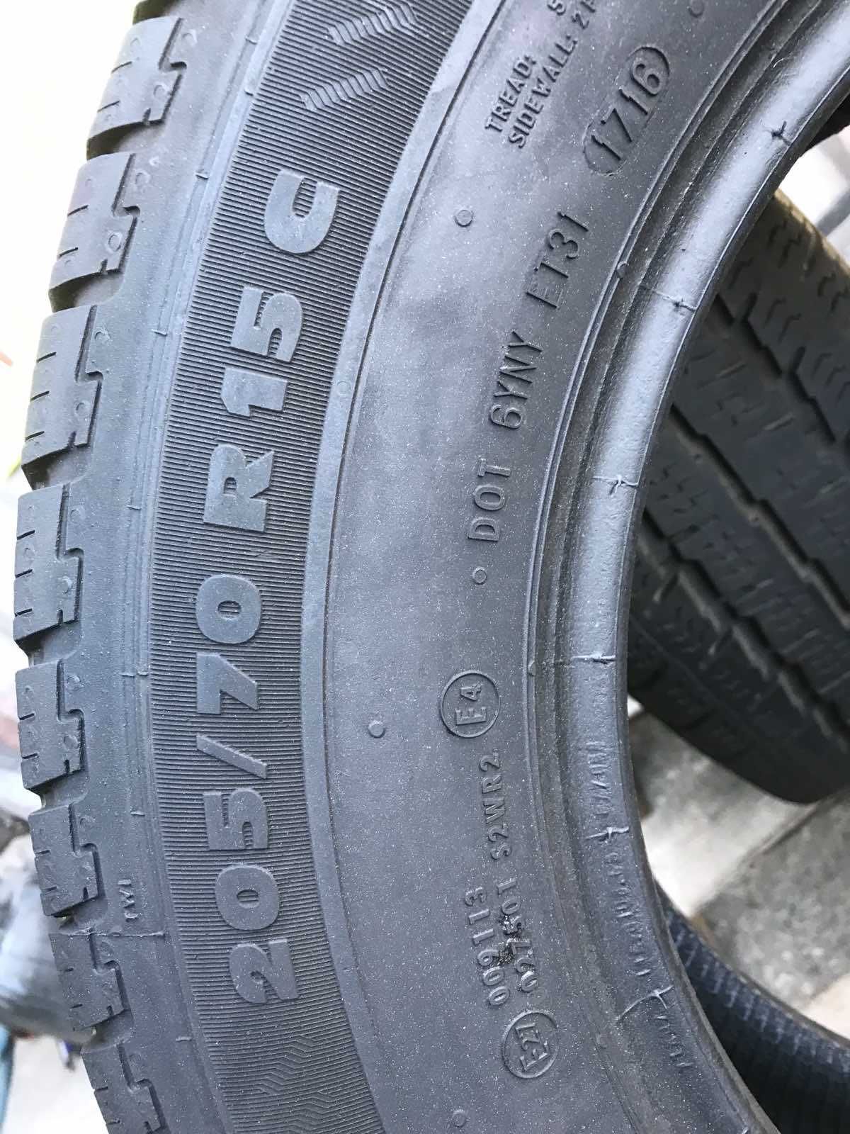 Шини Matador Variant MPS125 205/70R15CПара Вантажні Б/у Склад Оригінал