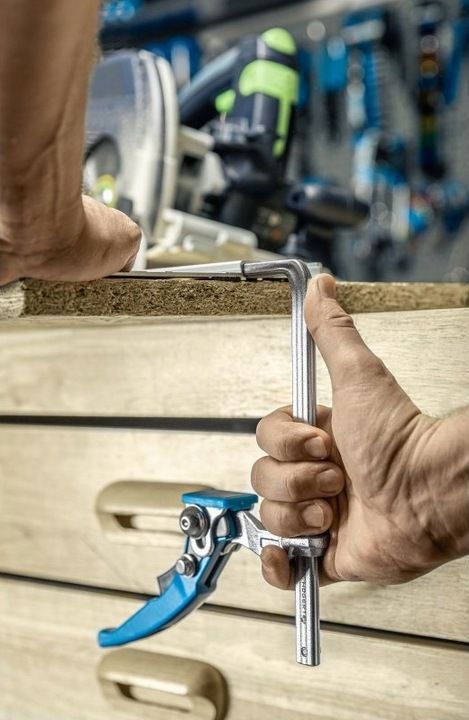 Ścisk Dźwigniowy 160 Mm, Do Szyny Festool Makita Metabo, Hoegert Techn