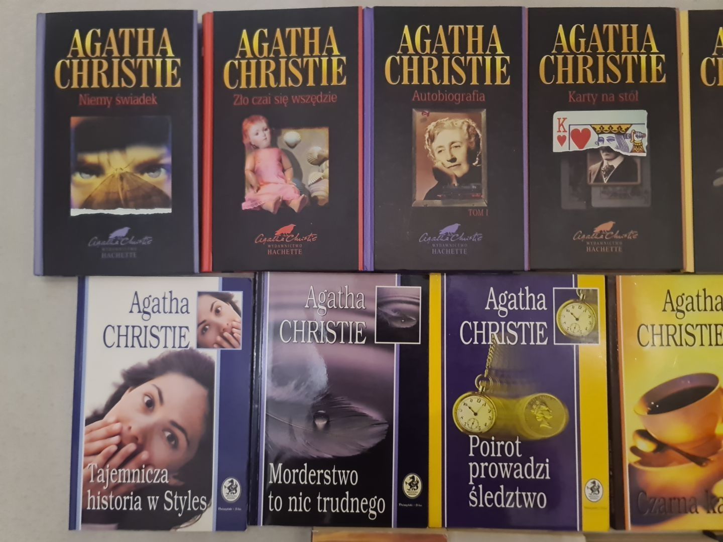 Ksiazki zestaw Agatha Christie Kolekcja Hachette kryminał kryminały