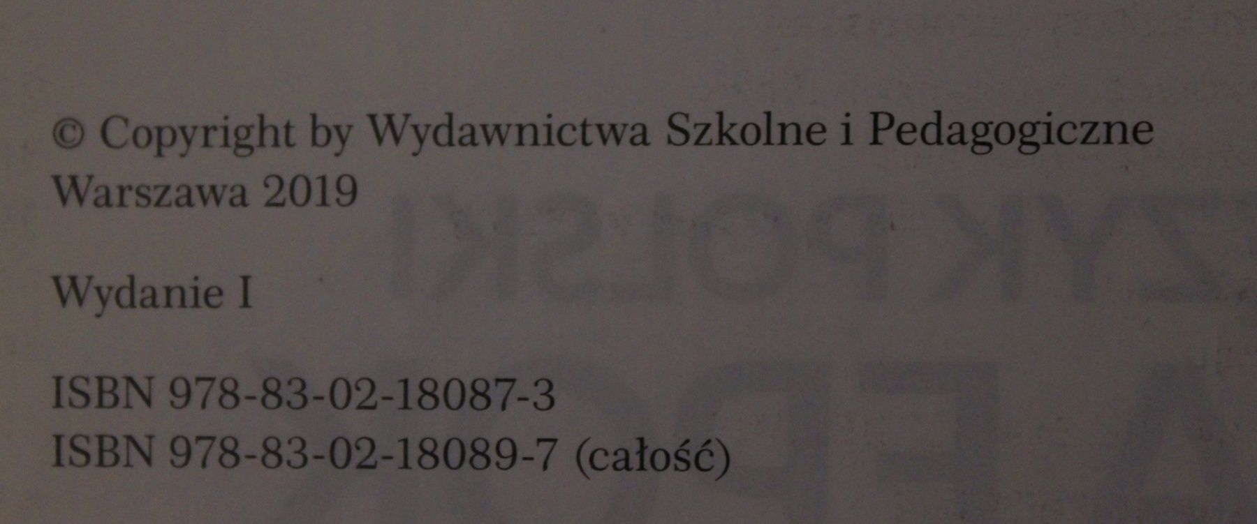Polski kl. 1, cz. 1, zakres podstawowy