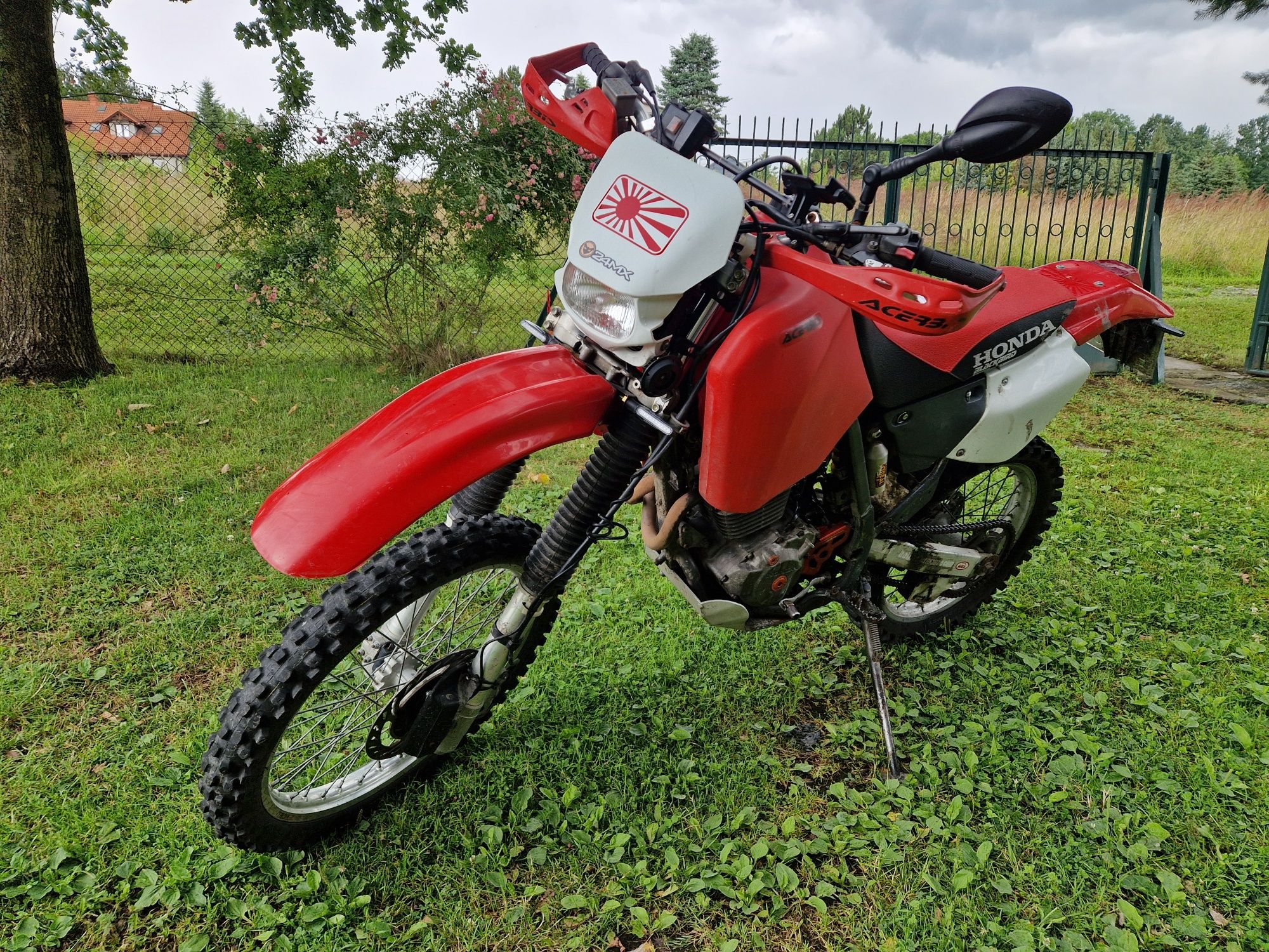 Honda Xr400r, zarejestrowana, przygotowana do jazdy, dużo dodatków