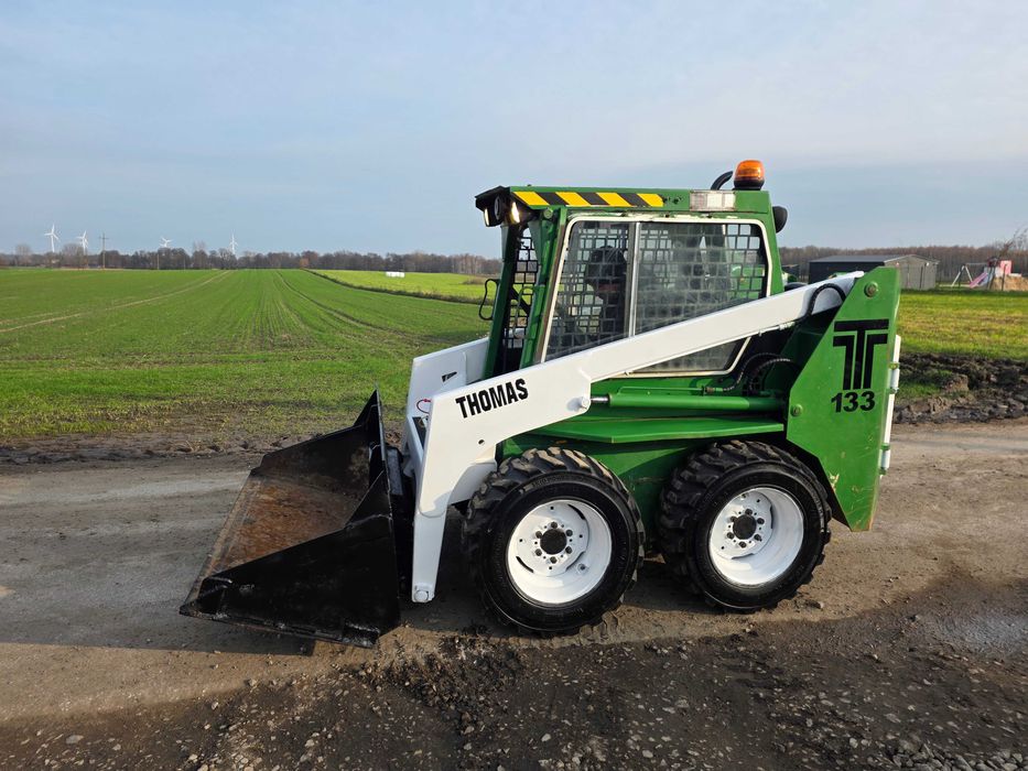 Mini Ładowarka Bobcat Thomas 133 Kubota Ładowarka Łyżka