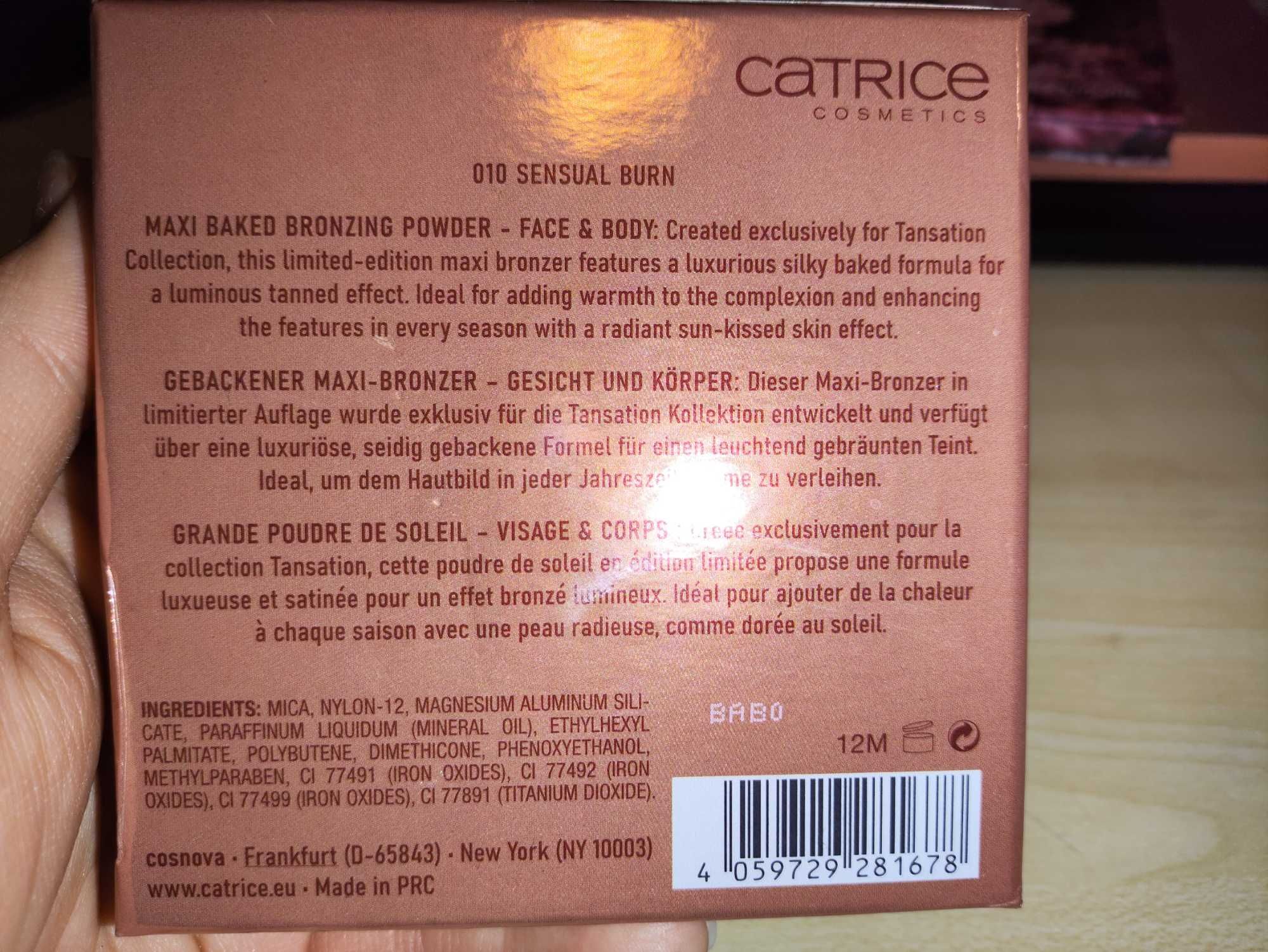 Wypiekany bronzer Catrice - Bronzing Babe of the Dunes