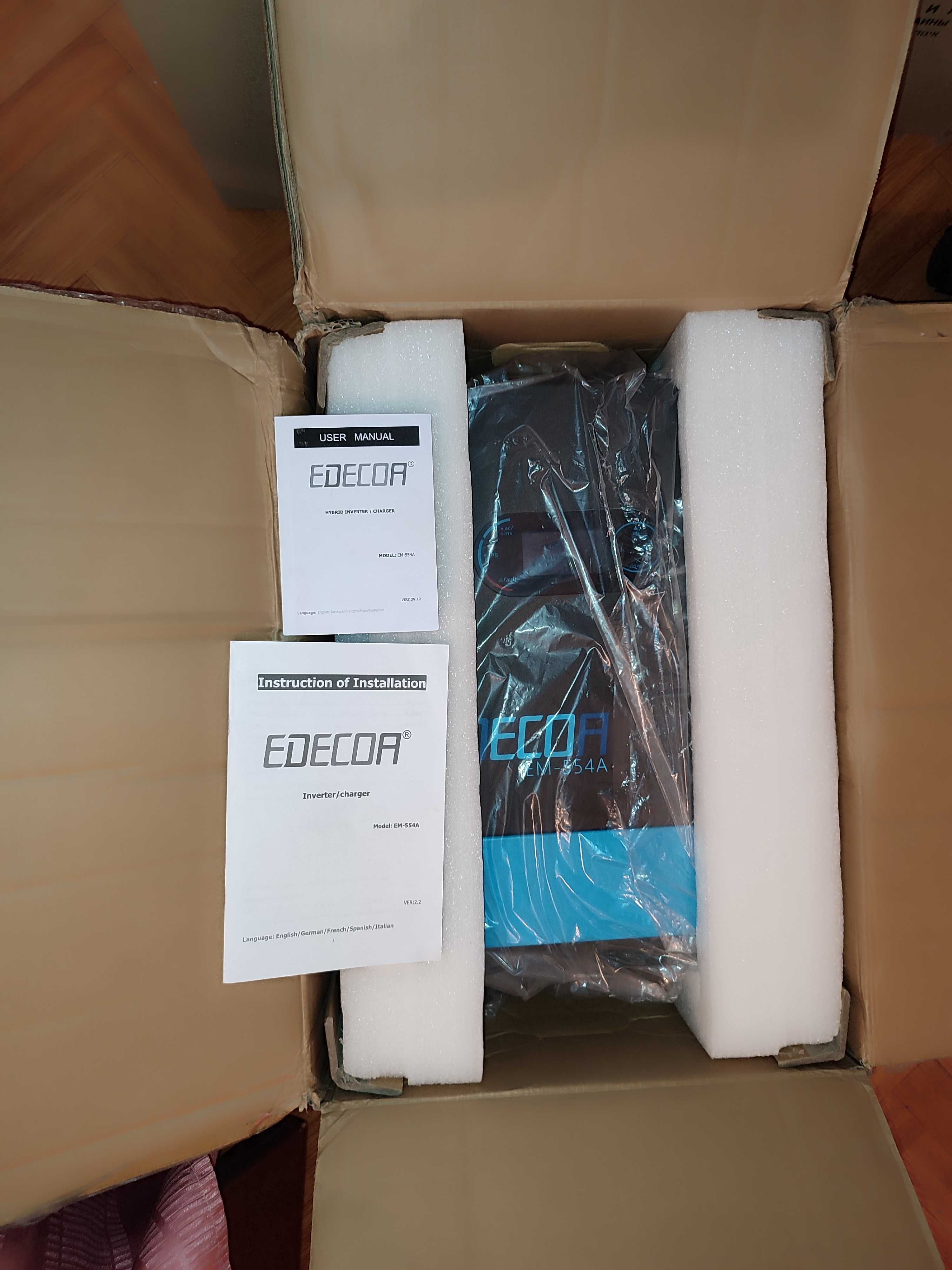 Гибридный инвертор 5500W Edecoa EM-554A