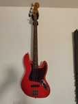 Fender Road Worn '60s Jazz Bass Pau Ferro Fretboard Fiesta Red