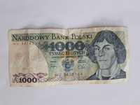 Banknot 1000 złotych Kopernik 1982 rok