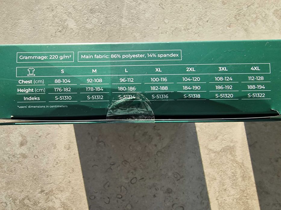 Koszulka Podkoszulek Termoaktywny SKYLINE Odzież Termiczna R. L STALCO