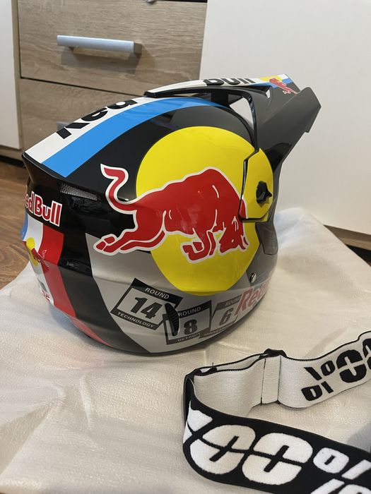 Kask cross redbull nowy