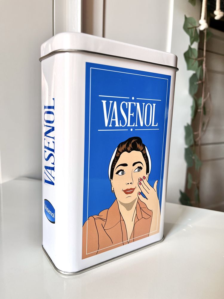 Lata com tampa Vasenol