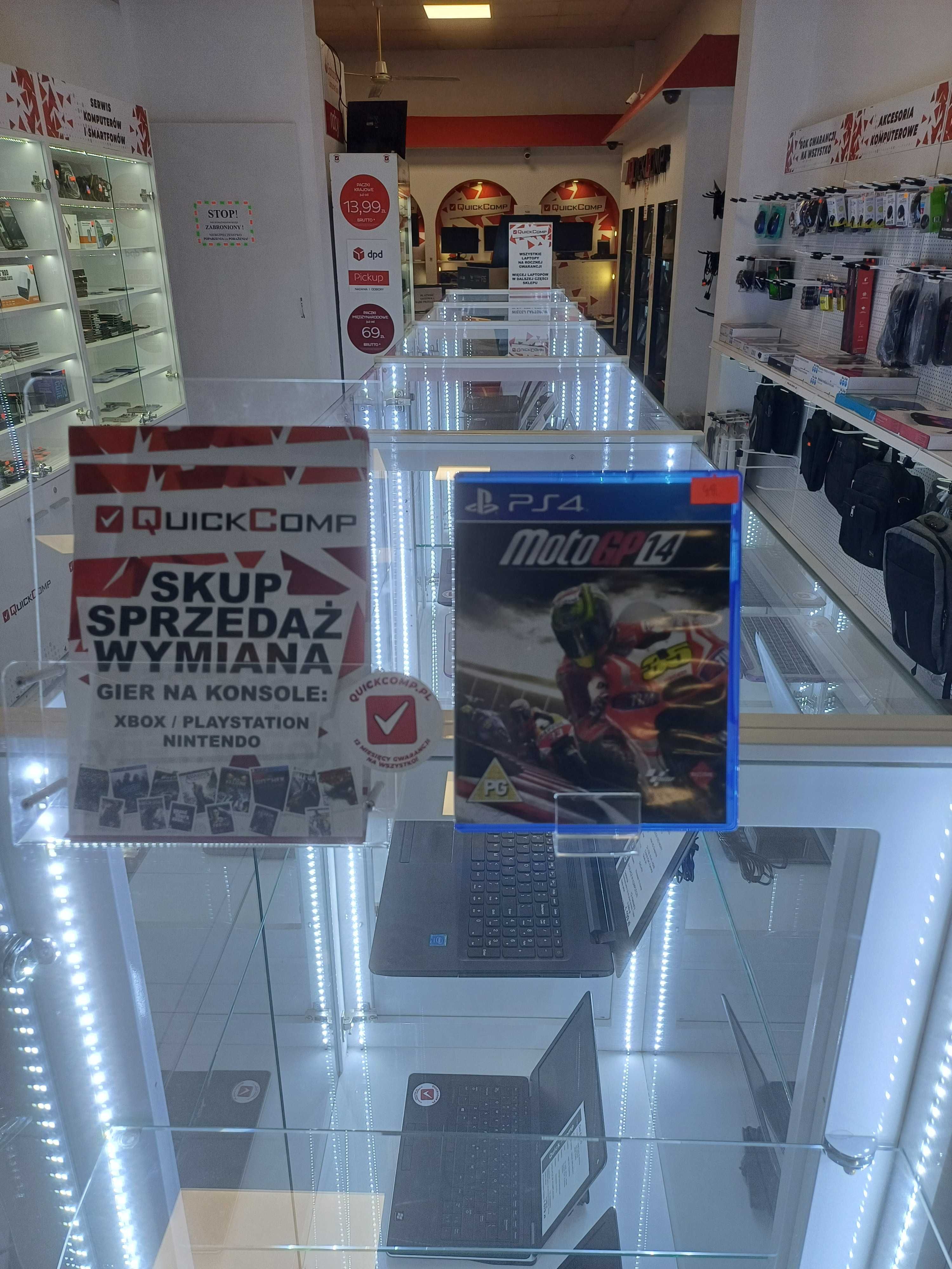 Gra PlayStation 4 PS4 / PS5 MotoGP 14 Gwarancja 1 rok QUICK-COMP