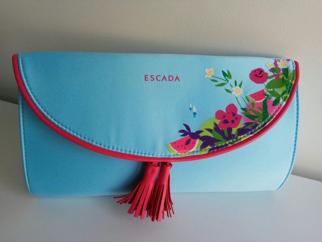 Pochete / necessarie azul claro -  ESCADA