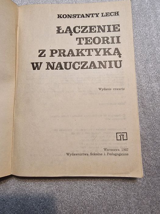 Łączenie teorii z praktyką w nauczaniu Konstanty Lech