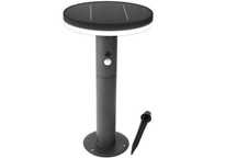 Lampa podłogowa LED Kynast Solar Ø21 x W37 cm IP44 z czujnikiem ruchu