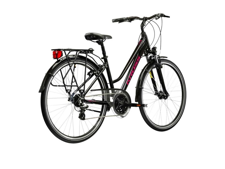 PROMOCJA !!! Rower Damski Kross BERG 4.0 czarny Rama 17"/koło 28"