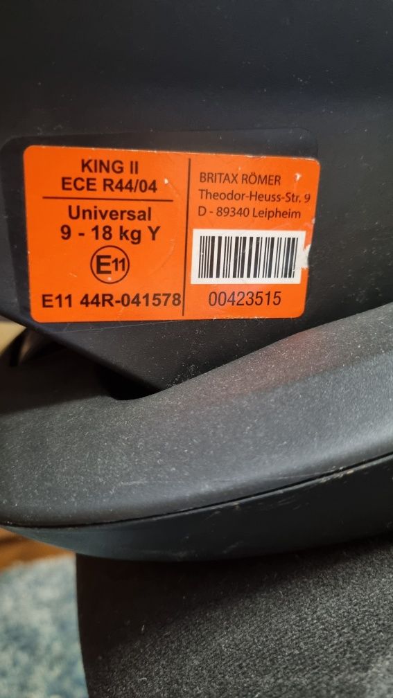 Автокресло Britax romer king 2