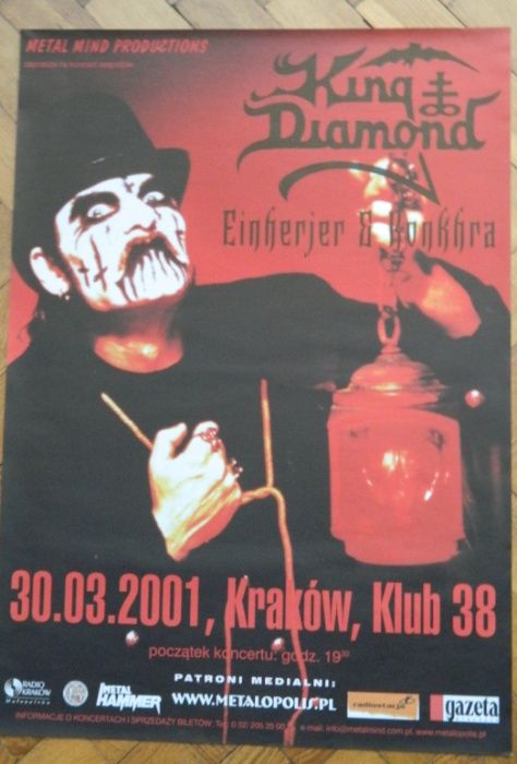 King Diamond plakat koncertowy