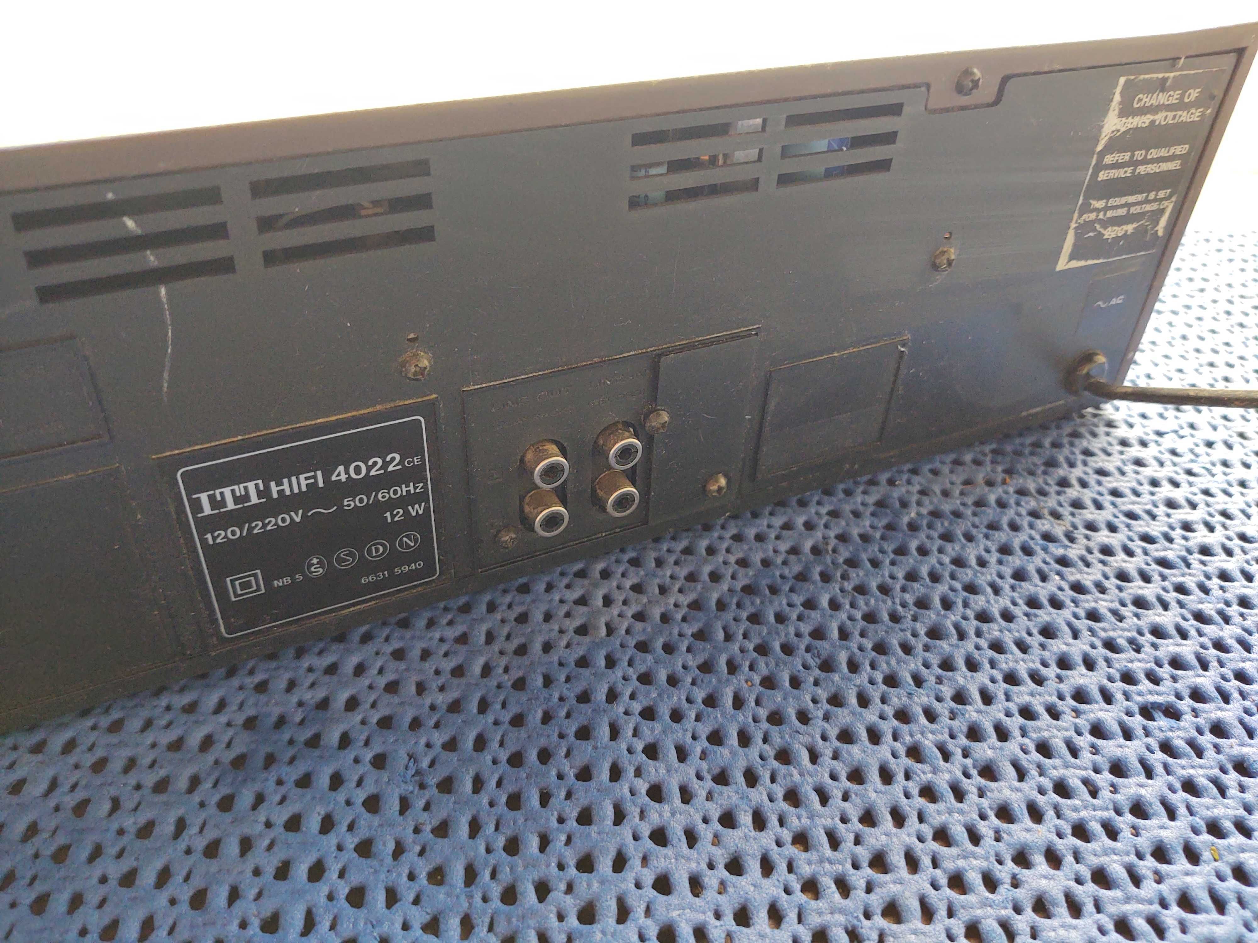 Odtwarzacz Kasetowy  ITT HIFI 4022 Double  Cassette Deck