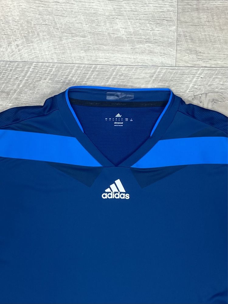 Adidas climacool футболка l размер спортивная синяя оригинал