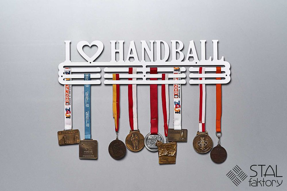 I love handball #2 | Wieszak na medale | 60cm | piłka ręczna Łódź