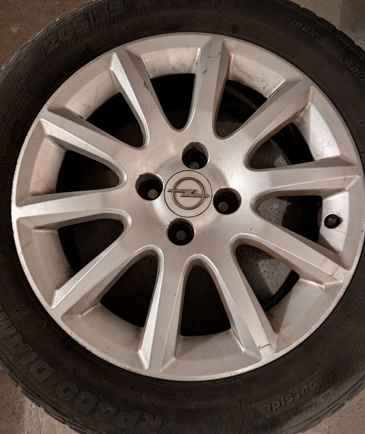 Komplet felg - FELGI ALU OPEL 16'' 4X100