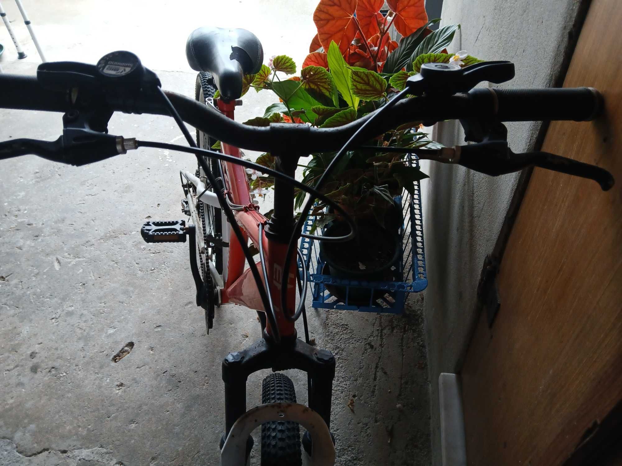 Bicicleta em estado satisfatório