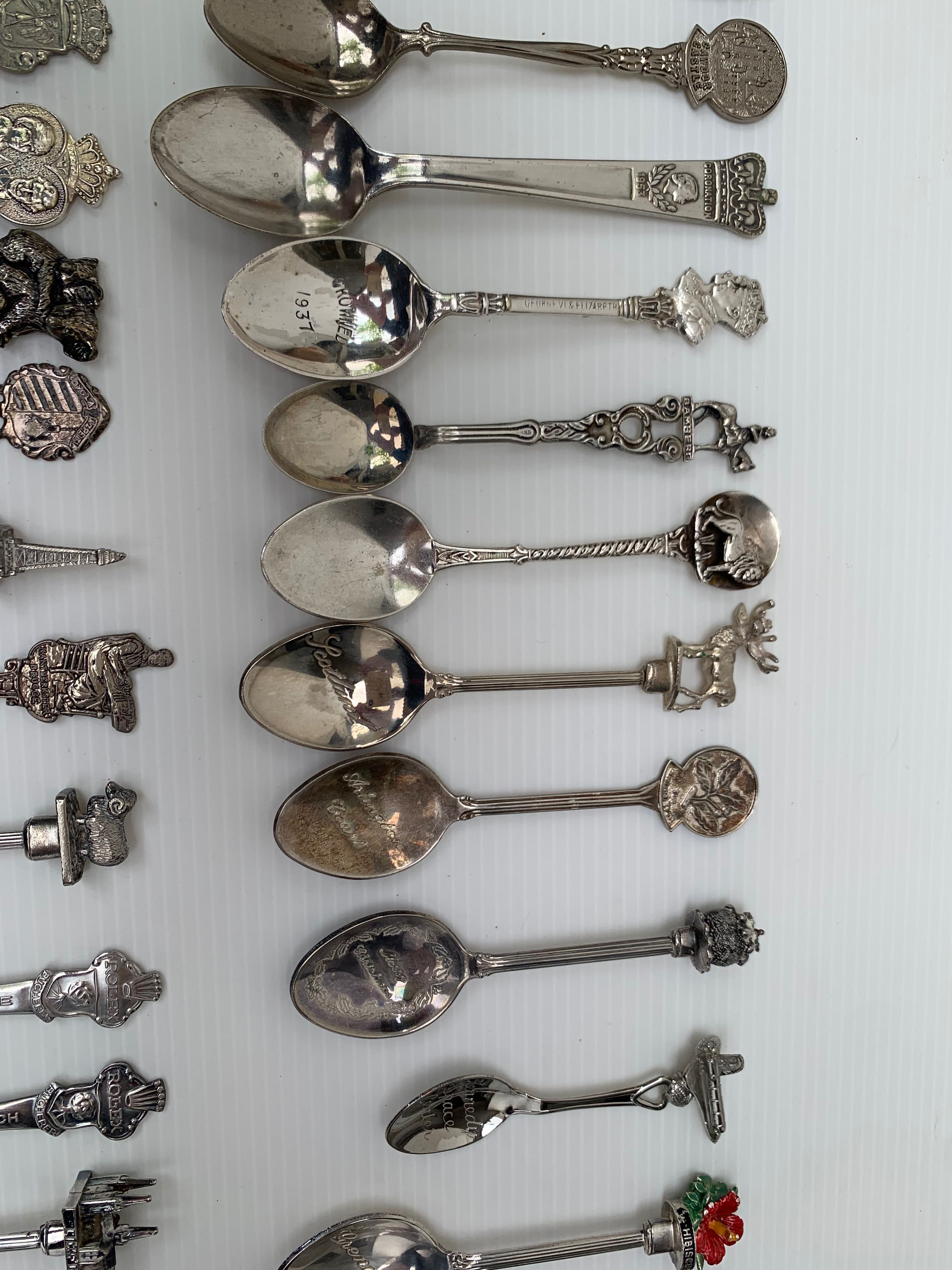 Lote colheres de coleção , lembrança , Souvenir