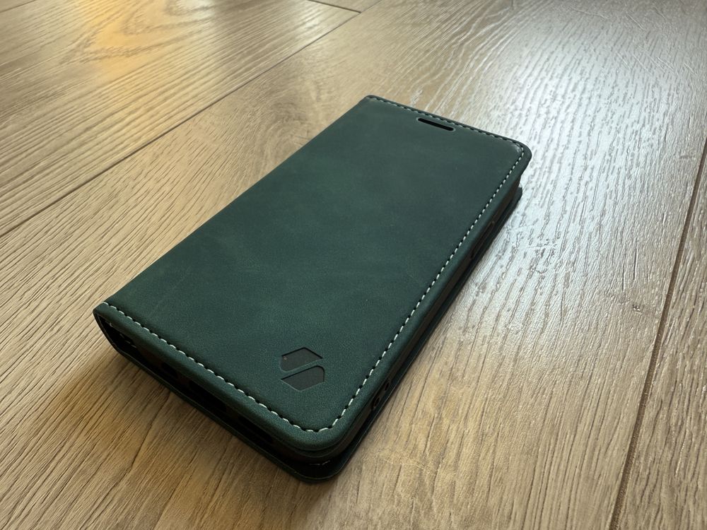 Etui Spacecase typu wallet - brąz do iPhone 13 mini
