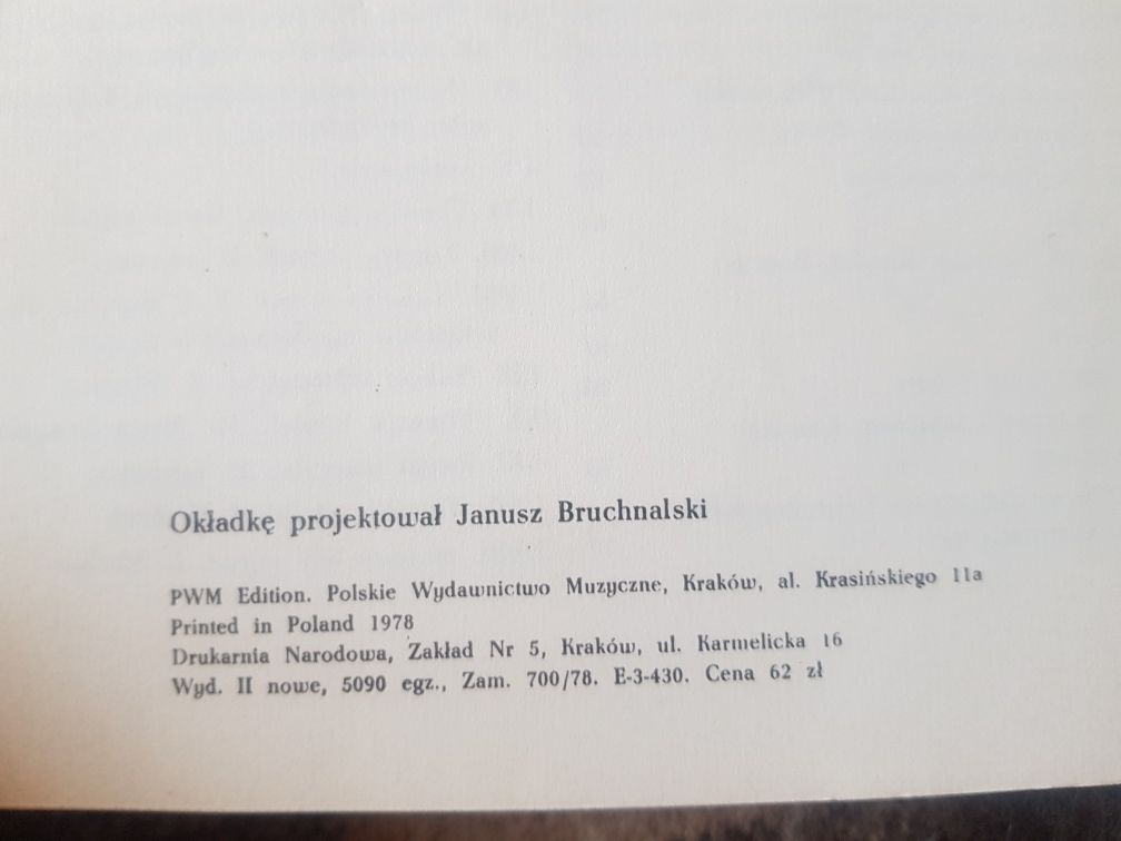 Józef Powroźniak Wszyscy śpiewamy z nut PWM 1978