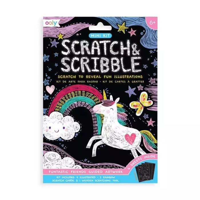 Zdrapywanki Mini Scratch & Scribble Przyjaciele. Kolorowe Baloniki