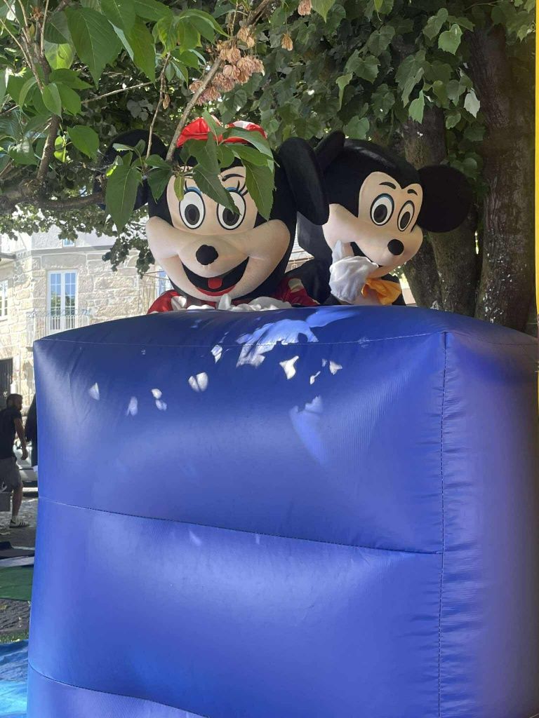 Mascote mickey e minnie
