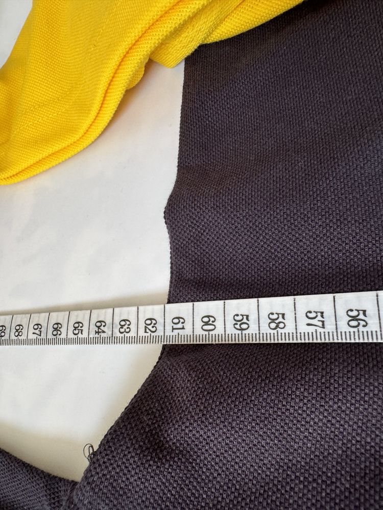 Nowe koszulki polo meskie XXL zolta grafitowa bawelna