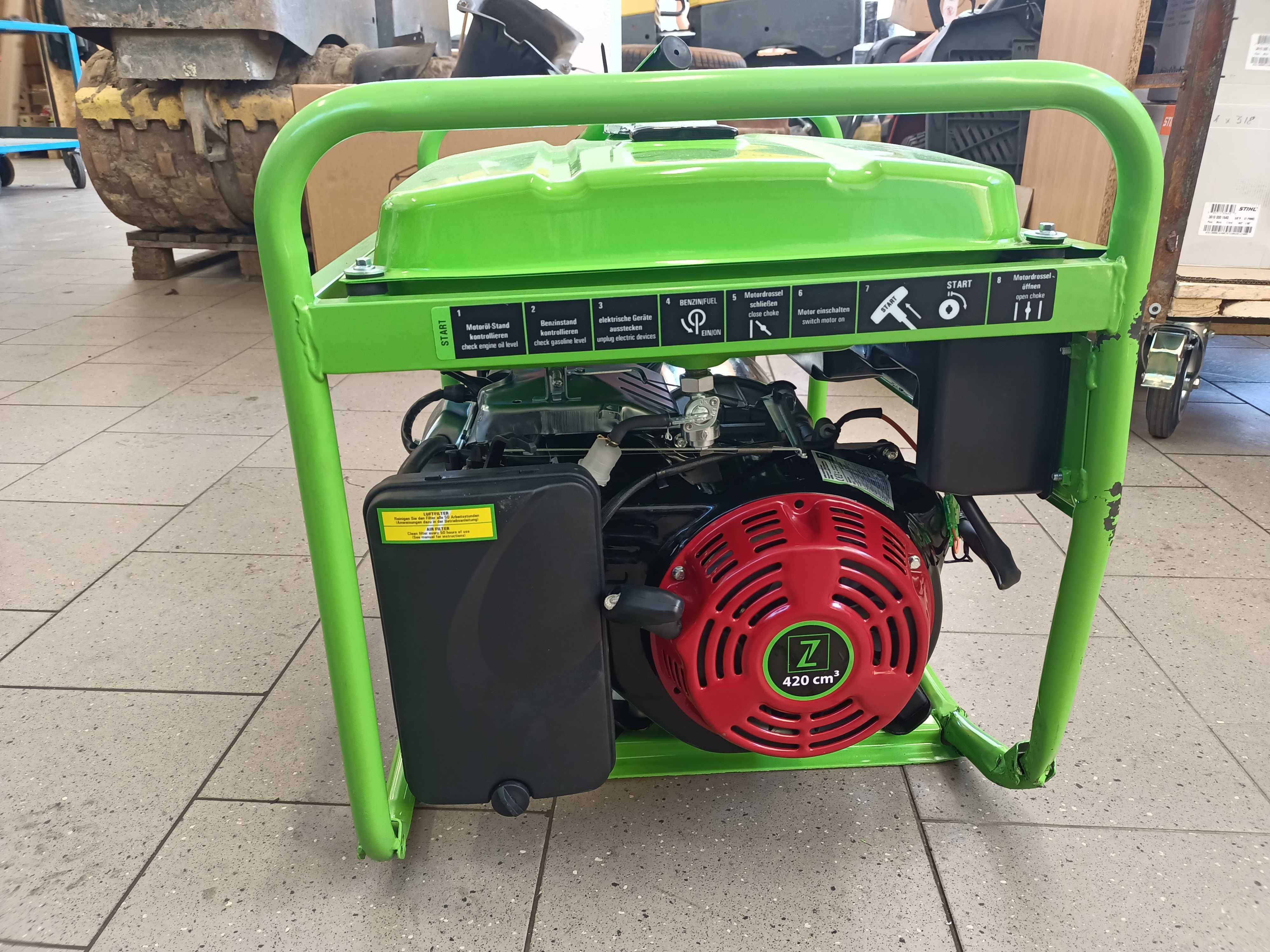 Agregat prądotwórczy przenośny trójfazowy ZIPPER 5500 W benzyna