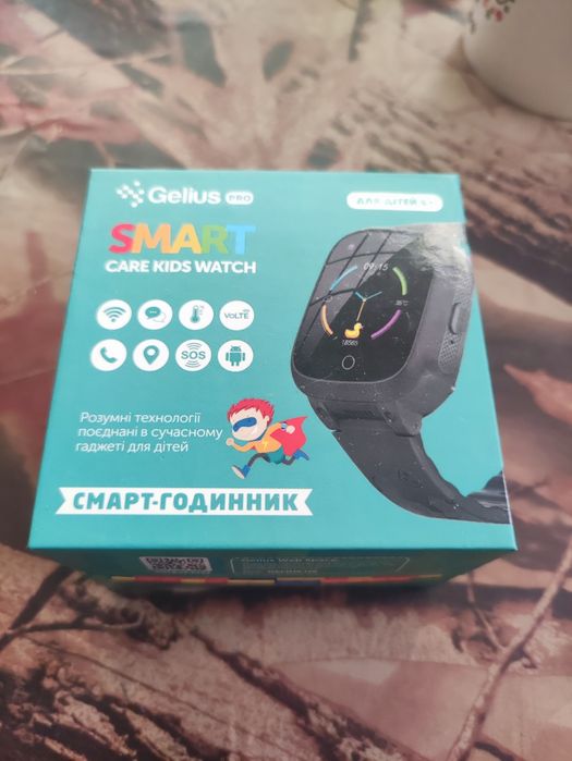 Дитячий смарт годинник gelius із термометром gelius pk-004