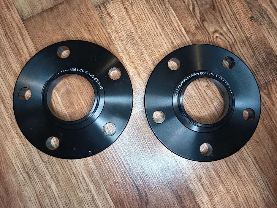 Dystanse aluminiowe 15 mm 5x120 65.1 – BMW, MINI, Opel (2 szt.)