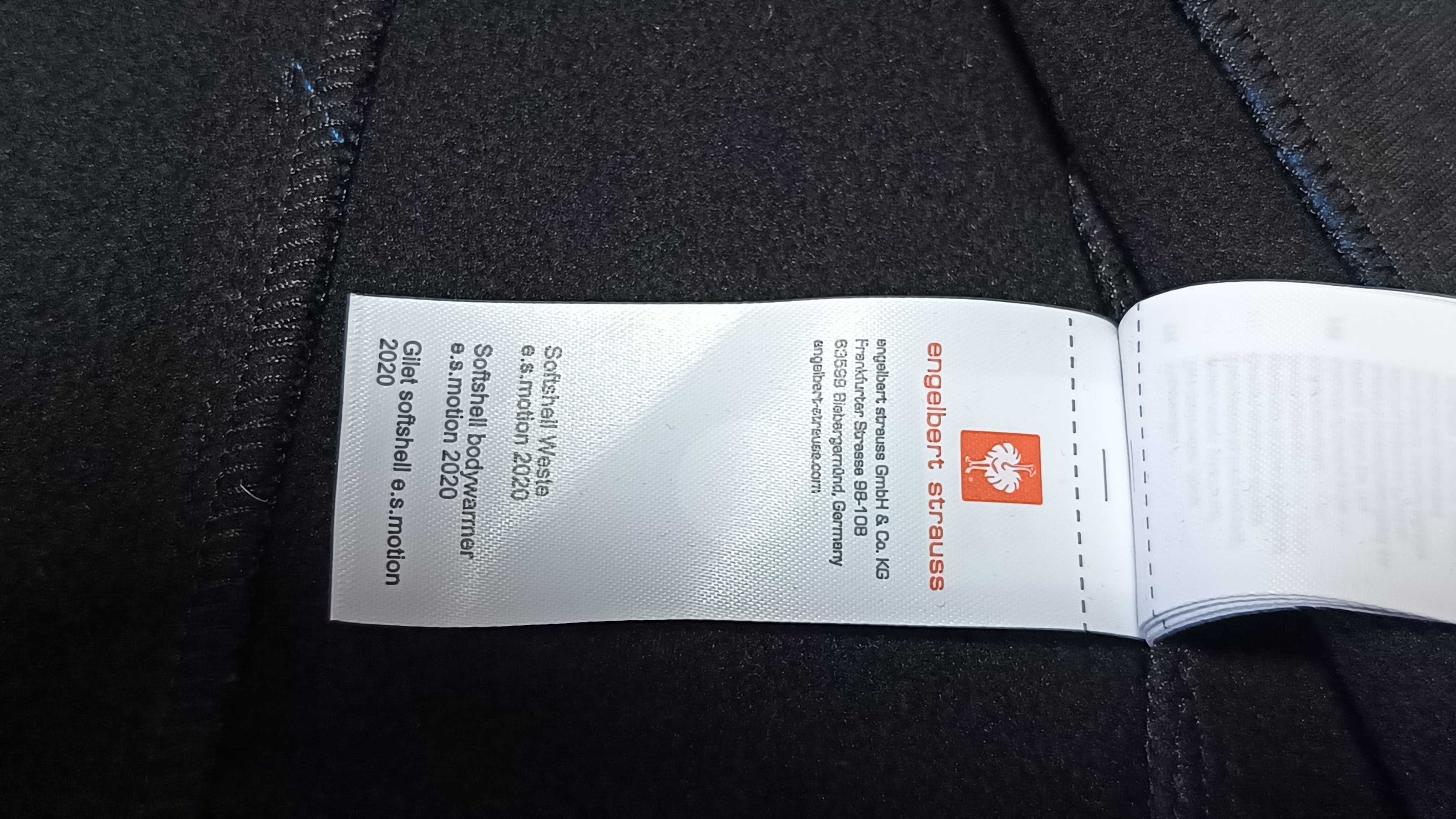 Męska kamizelka softshell ENGELBERT STRAUSS MOTION 2020 r.L nowa