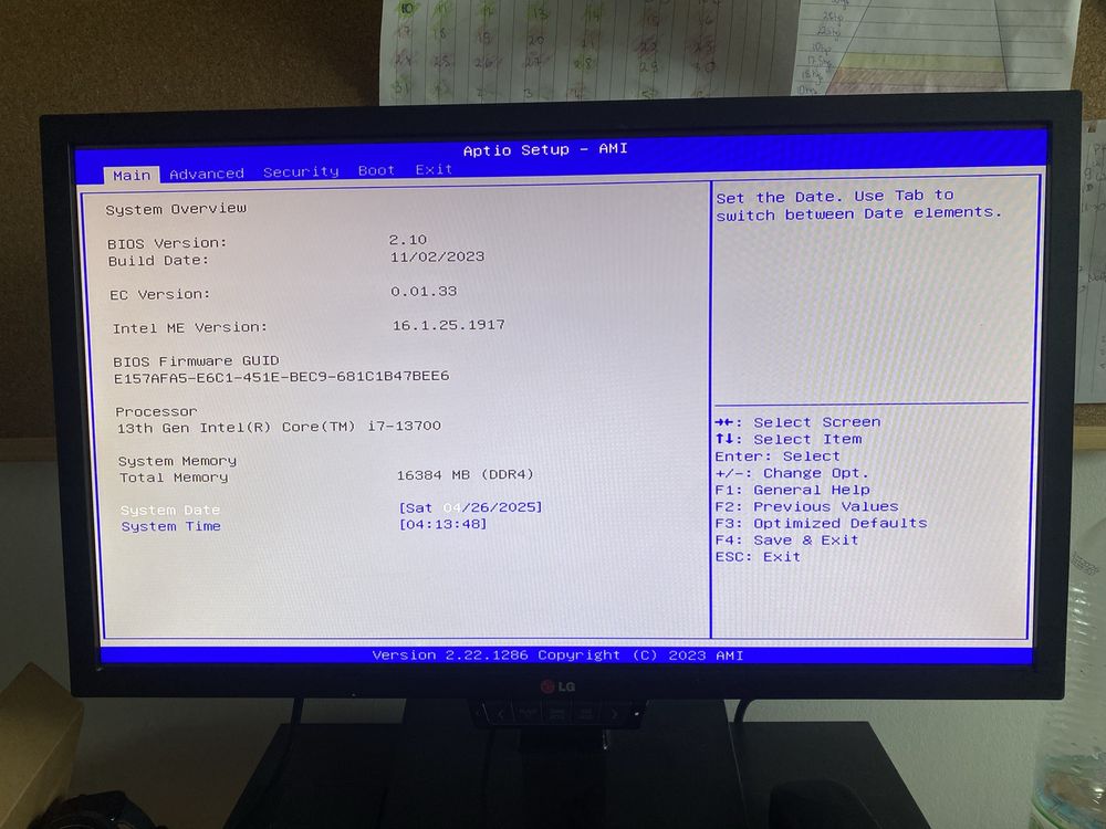 Komputer Intel i7 13700, 16GB RAM, 500GB NVME