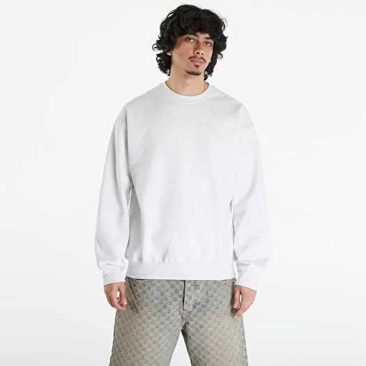 Світшот оверсайз Nike Solo Swoosh Crew Birch Heather/ White