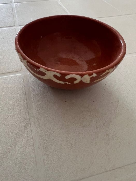 Conjunto louça em barro