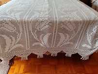 Colcha em renda casal