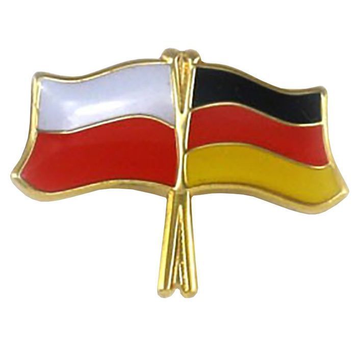 Przypinka pin wpinka flaga Polska-Niemcy