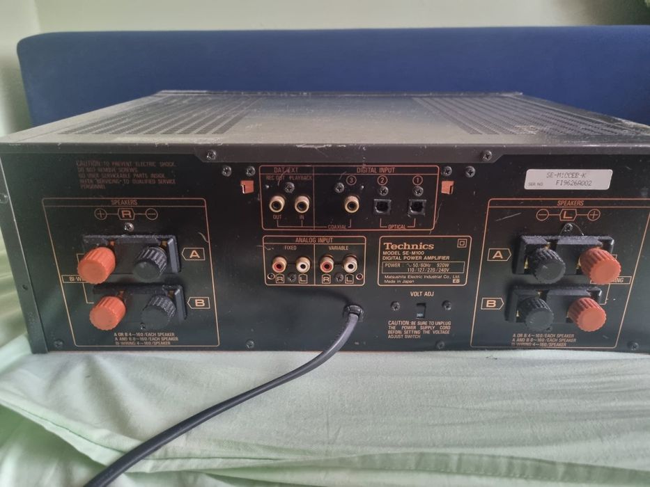 Technics m100 stereo power amplifier 115W x2