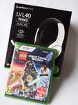 ZESTAW Xbox One Xbox X SŁUCHAWKI dla gracza + LEGO Skywalker Saga