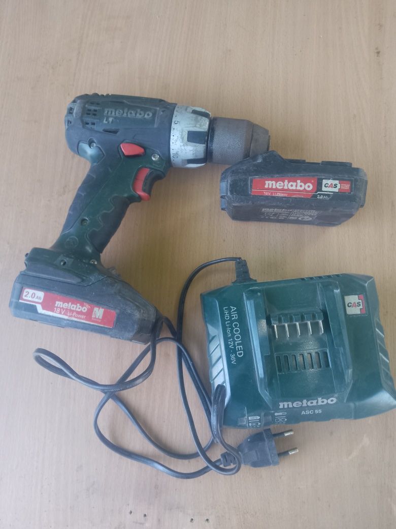 Шуруповерт metabo bs 18 lt