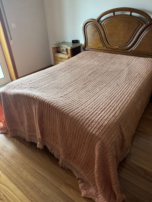 Cobertor de inverno cor pêssego