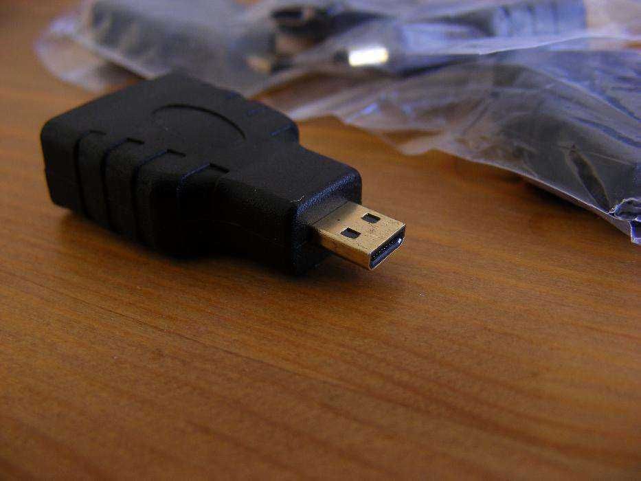 NOVO - Adaptador Micro HDMI para HDMI
