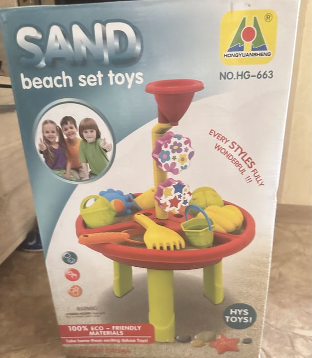 Стол песочница Стіл дитячий для піску чи води