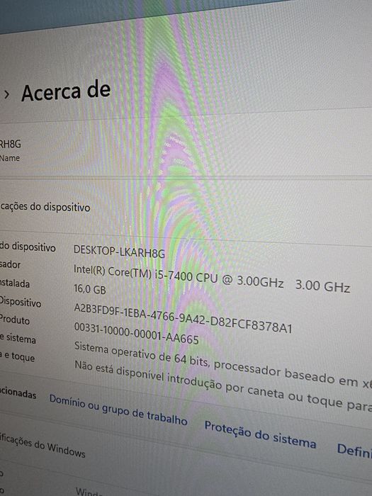 Desktop Pc Low Cost Itx - I5 7400, 16Gb Ram, 256Gb SSD, Amd R7 430 2Gb