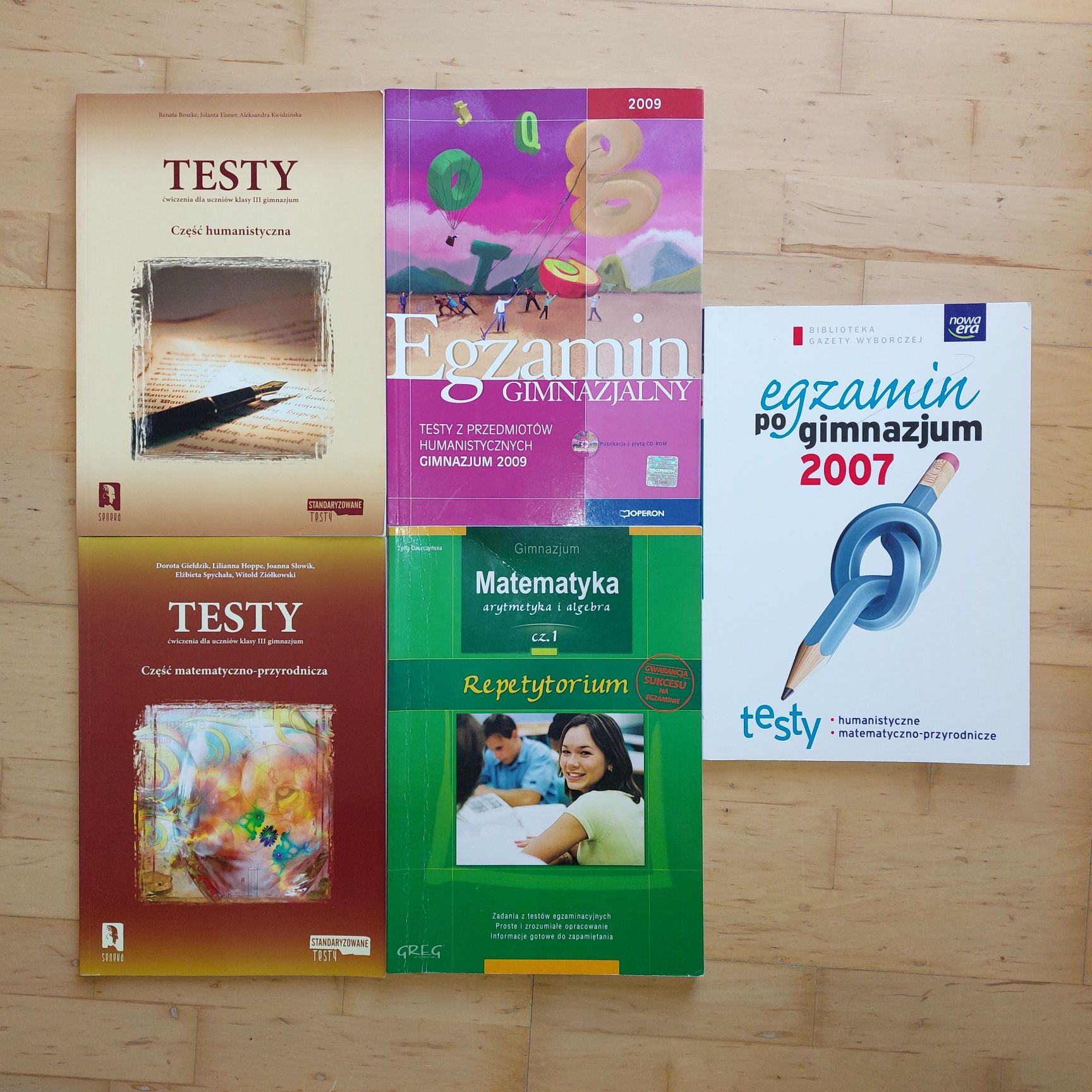 Testy gimnazjalne humanistyczne i matematyczne