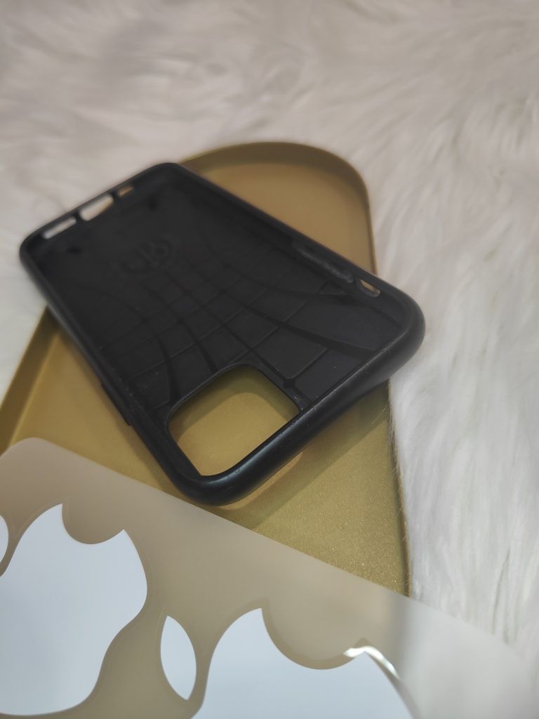 Pokrowiec Czarny Etui Case iPhone 11 pro + naklejki gratis