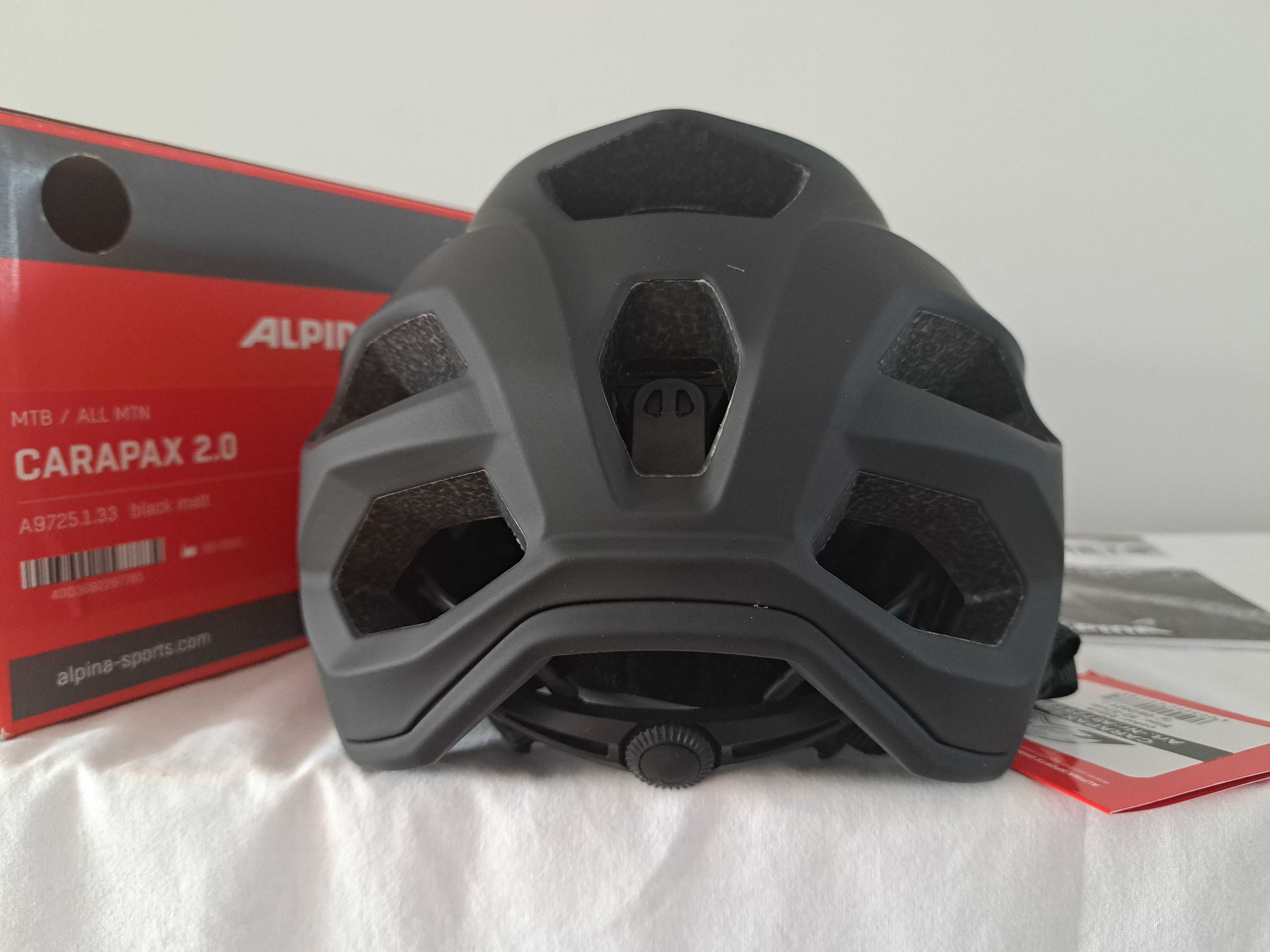 Kask rowerowy Alpina Carapax 2.0 Black Matt M 52-57cm